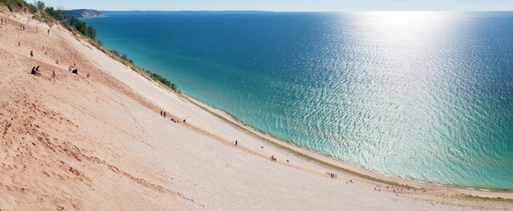 Parque Nacional Sleeping Bear Dunes con tu familia