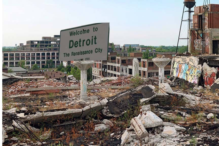 Detroit, ciudades abandonadas